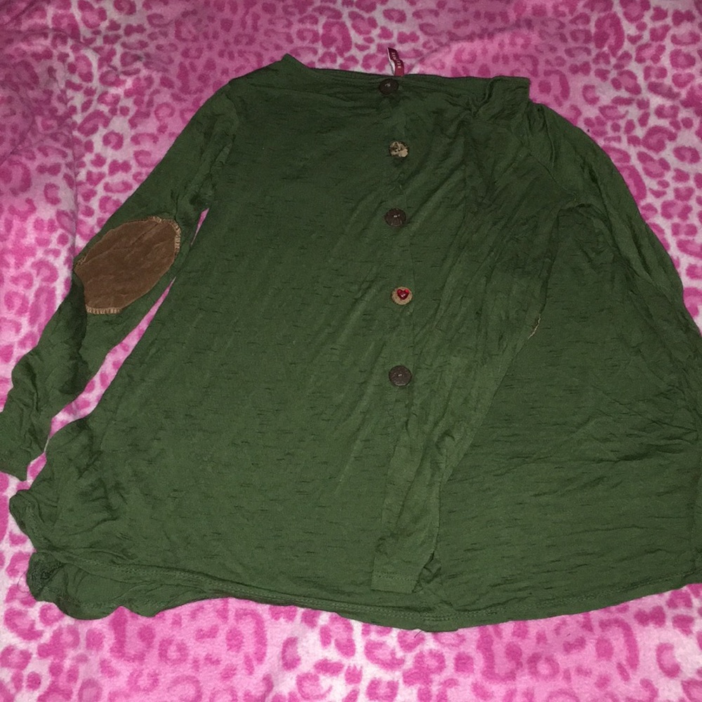 Back button down thin long sleeve